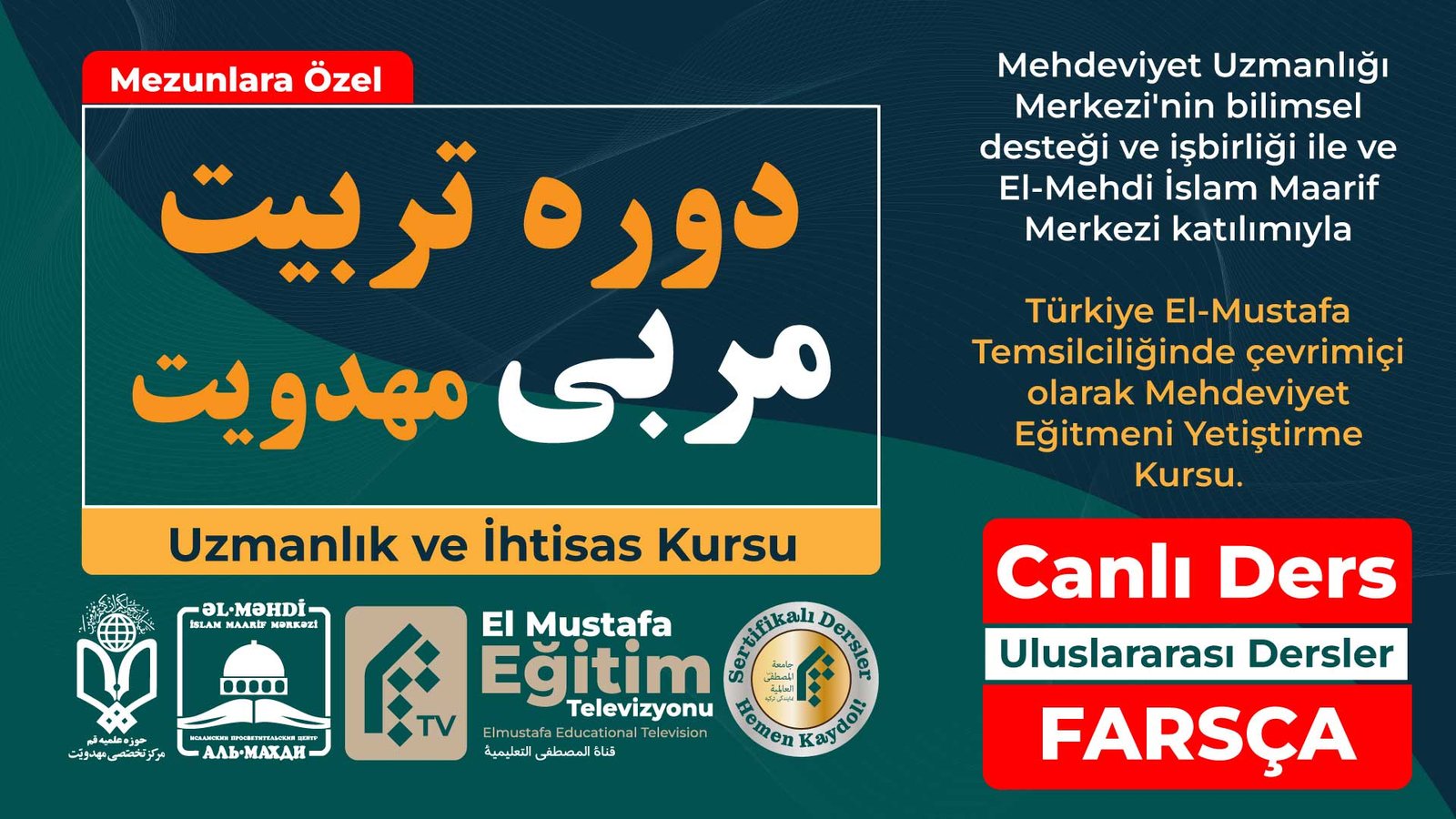 Mehdeviyet Eğitmeni Dersleri(Farsça)